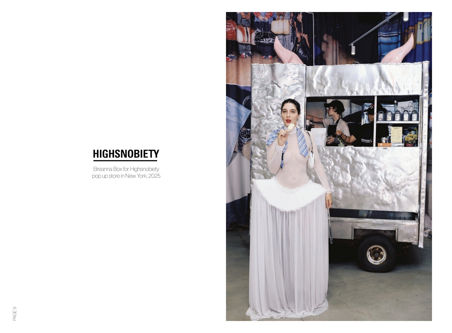 Highsnobiety — Breanna Box for Highsnobiety pop-up store in New York, 2025